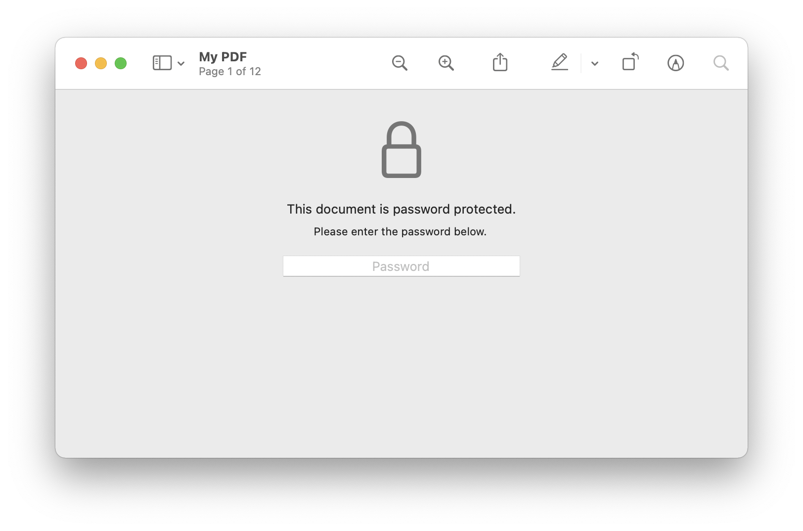 pdf encryption for mac